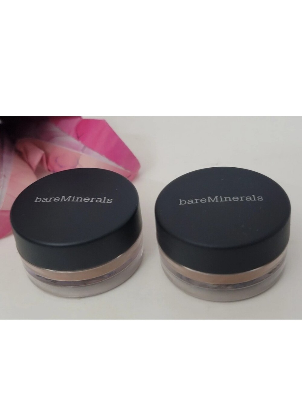 2 pk bareMinerals All-Over Face Color Bronzer Warmth 0.020 oz /0.57g Travel Size